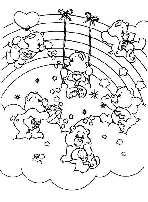 Care Bears Coloring Pages Free - Coloring Home