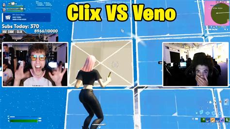 Clix VS Veno 2v2 TOXIC Fights W K1ng Th0masHD YouTube