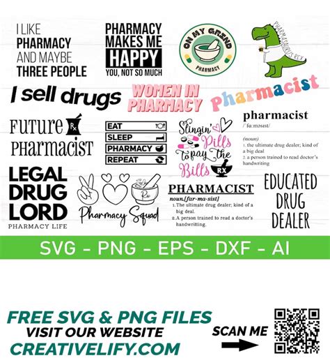 Pharmacy SVG Bundle Pharmacist Svg Pharmacy Tech Svg Phar Inspire