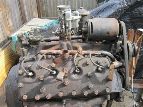 Find 46 47 48 Ford Flathead V8 Engine Runs Complete Motor Model