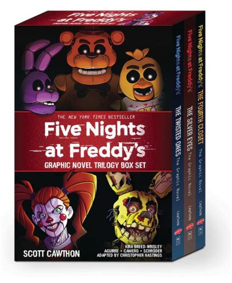 Five Nights At Freddys Graphic Novel Trilogy Box Set By Scott Cawthon