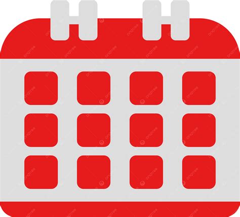 Icono De Calendario Gris Rojo Png Calendario Icono Iconos De