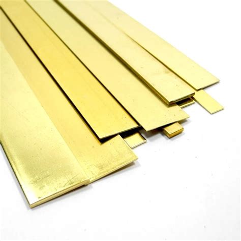 Ks Brass Strip 0 025 X1 2 0 64mm X 12 7mm