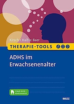 Therapie Tools Adhs Im Erwachsenenalter Mit E Book Inside Und