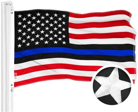 Amazon G128 Blue Lives Matter Flag 2 5x4 Ft ToughWeave Series