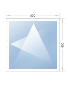 Двухстворчатое окно 1200x1400 профиль REHAU