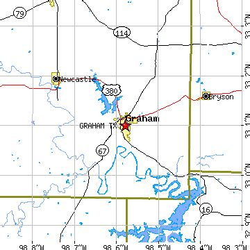 Graham, Texas (TX) ~ population data, races, housing & economy