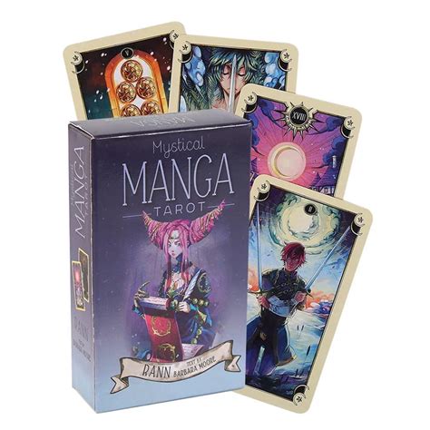 Mystical Manga Tarot Deck Tarô Mangá Místico Baralho De Cartas De