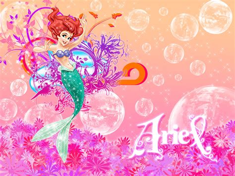 Ariel Little Mermaid Wallpaper - WallpaperSafari