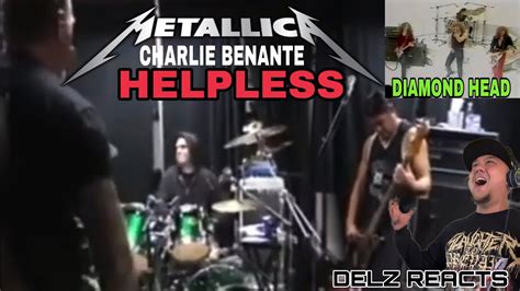 Metallica With Charlie Benante Helpless Diamond Head Original