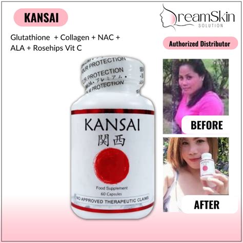 Kansai Japan Original Collagen With Glutathione Whitening Capsule For