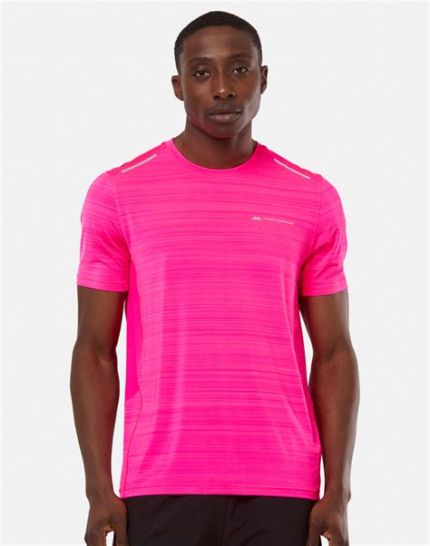 Monterrain Mens Lyder 2 0 T Shirt Pink Life Style Sports UK