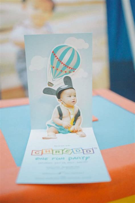 Kara S Party Ideas Mickey Mouse Hot Air Balloon Birthday Party Kara S Party Ideas