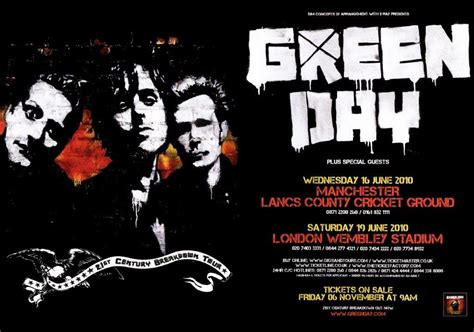 Green Day Tour 2024 Tickets Uk Brook Collete