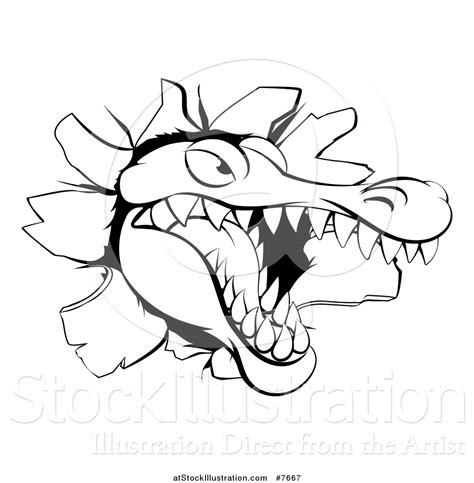 Alligator Head Drawing | Free download on ClipArtMag