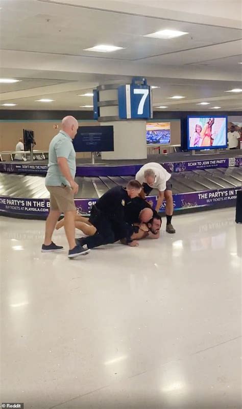 Gotta Wait Till You Get Home Shocking Moment Phoenix Airport Worker STRIPS Naked In The