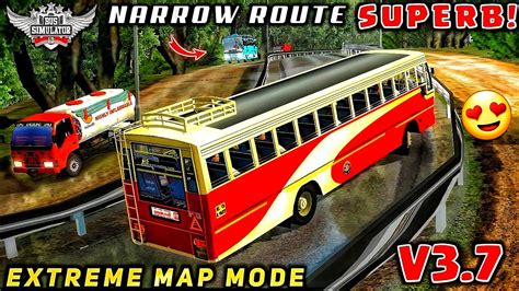 Most Difficult Route To Complete In Bussid V3 7 😨 Extreme Map Mode In Bus Simulator Indonesia