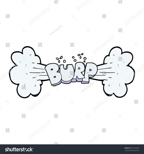 Freehand Drawn Cartoon Burp Symbol Stock Vector (Royalty Free ...