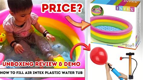 How To Fill Air In Baby Bath Pool Fill Air In Intex Baby Pool