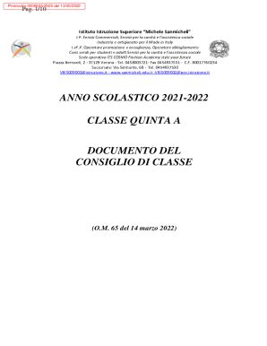 Compilabile Online Documento Del 15 Maggio Classe 5M Privacy Pdf Fax