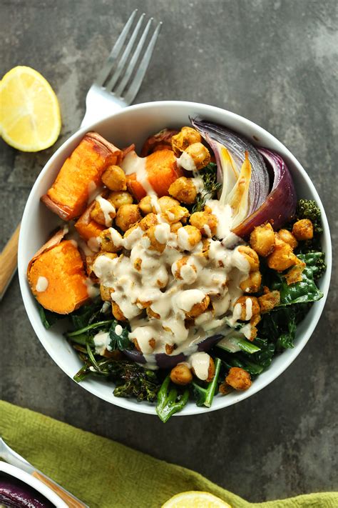 Sweet Potato Chickpea Buddha Bowl Minimalist Baker Recipes