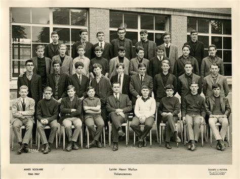 Photo De Classe 2 Cb2 De 1967 Lycée Henri Wallon Copains Davant