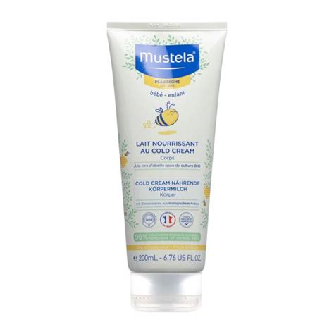 Mustela lait nourrissant corps au cold cream peau sèche 200 ml