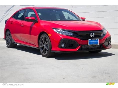 2019 Rallye Red Honda Civic Sport Touring Hatchback 132128940 Photo