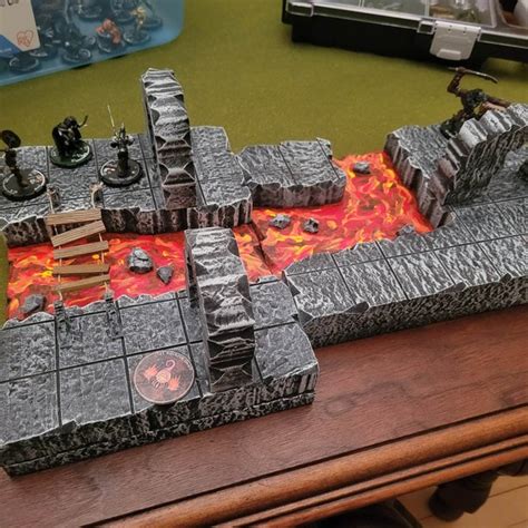 Huge Dungeon Tile Modular Set Dungeons And Dragons Pathfinder Terrain