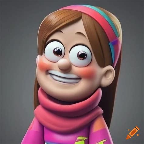 Realistic Portrait Of Mabel Pines In High Resolution K Detail On Craiyon