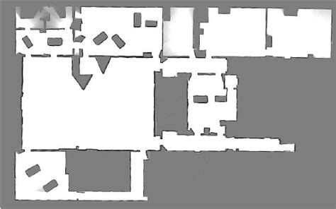 Occupancy Grid Map Produced During A Multiple Robot Multiple Entry