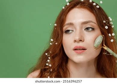 Beautiful Half Naked Topless Redhead Hair Stock Photo Shutterstock