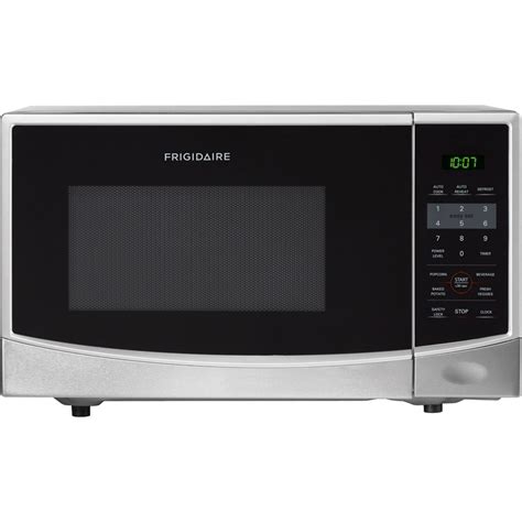 Frigidaire 0 9 Cu Ft 900 Watt Countertop Microwave Stainless Steel At