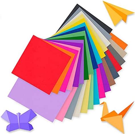 TRITART Origami Carta Per Origami 220 Fogli Colorati Per Bambini In