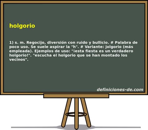 Significado De Holgorio