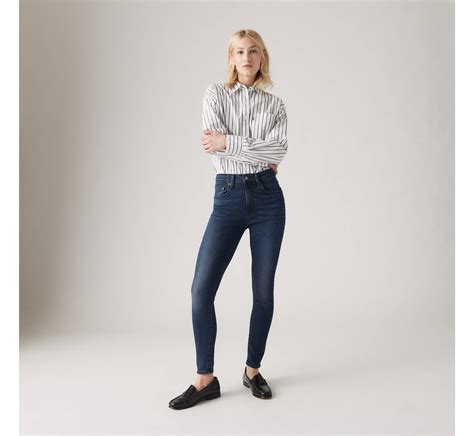 721 Jean Filiforme Taille Haute Pour Femme Lavé Foncé Levis® Ca