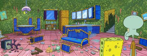 Squidwards House Inside