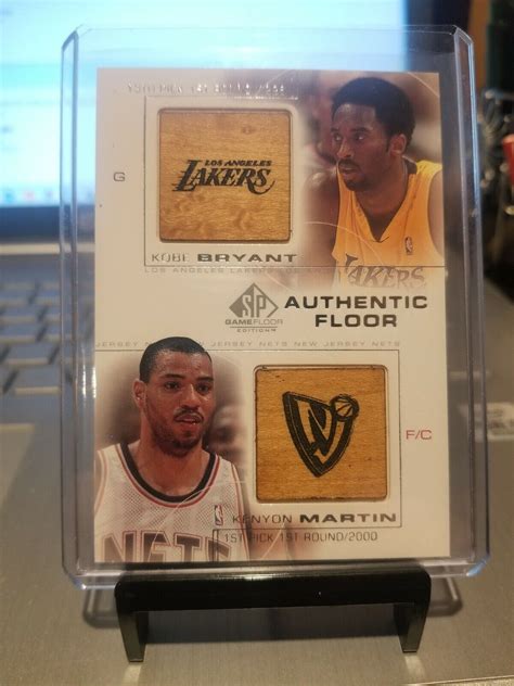 Kobe Bryant Kenyon Martin Sp Authentic Dual Floor Relic C