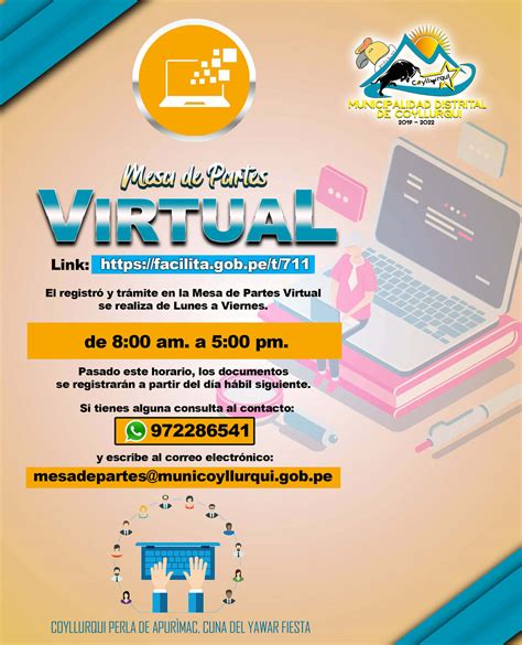 Nueva Plataforma de Mesa de Partes Virtual Campañas Municipalidad