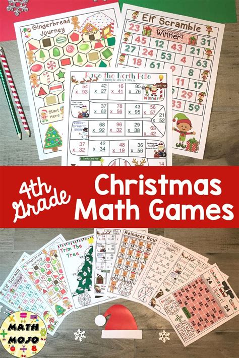 Th Grade Christmas Activities Christmas Math Games And Centers