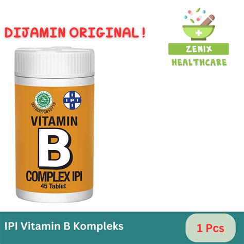 Jual Ipi Vitamin A B Kompleks C D E Zinc Shopee Indonesia