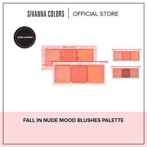 Jual Blush Sivanna Fall In Nude Mood Blushed HF Kosmetik Wajah Tahan Lama Pigmented