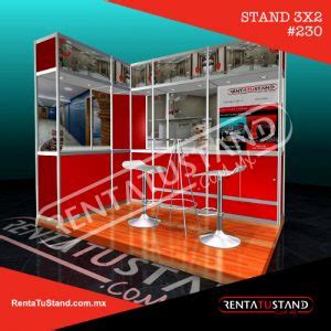 Stand 3x2 Esquina 225 RentaTuStand Mx