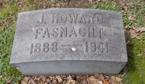 James Howard Fasnacht 1883 1941 Homenaje De Find A Grave