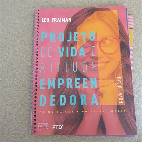 Projeto De Vida E Atitude Empreendedora S Rie Ensino M Dio Livro