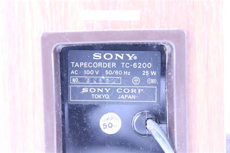 【やや傷や汚れあり】【ト福】sony ソニー ソリッドステートテープコーダー Tc 6200 Tape Corder オープンリールデッキ