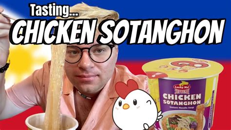 Lucky Me Chicken Sotanghon Instant Vermicelli Soup Youtube