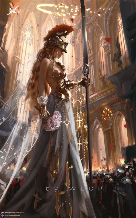 WLOP Women Fan Art Fantasy Girl Ghostblade Fantasy Art Digital