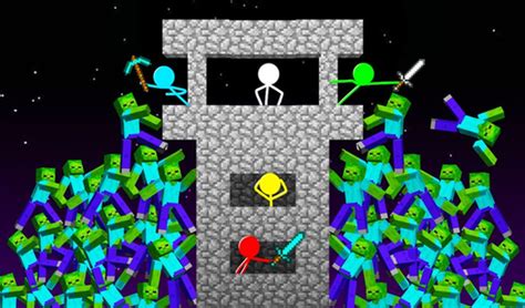 Стик против Зомби: Стик Эпик Драки (от Stickman vs Monster School games ...