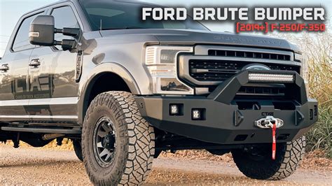 2017 2022 Ford F 250 F 350 Brute Front Bumper Install Guide YouTube